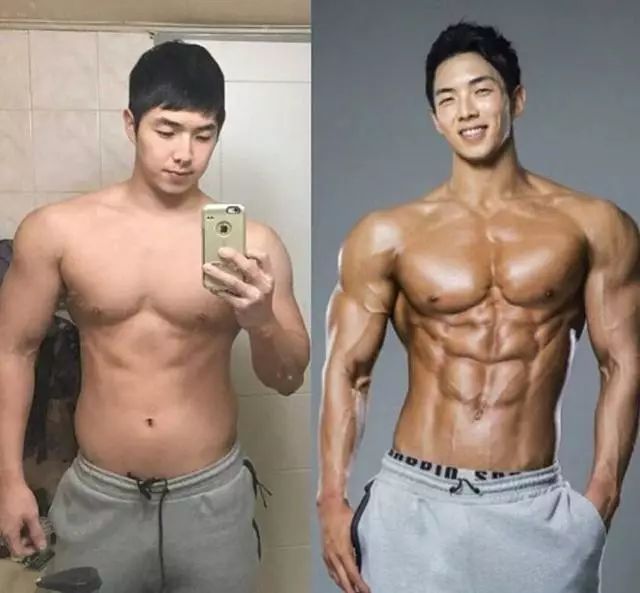没有对比，就没有伤害！肥仔健身变巨帅！