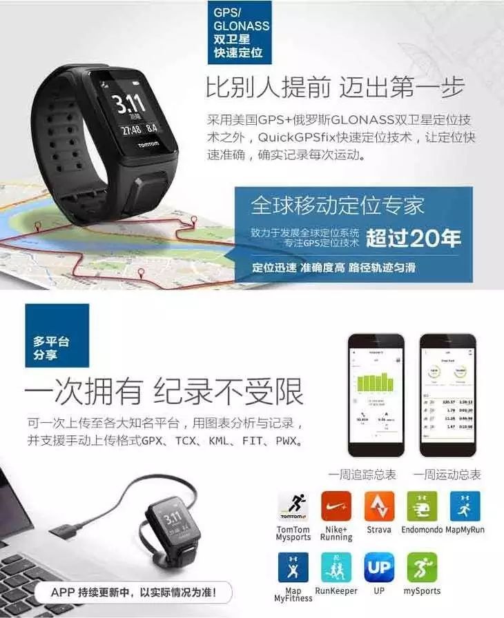 限时再降100！TomTom光电心率音乐旗舰款蓝牙耳机套装，券后只要1599！