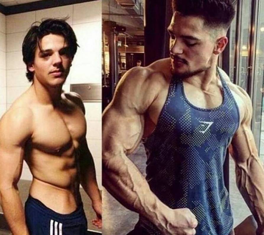 没有对比，就没有伤害！肥仔健身变巨帅！