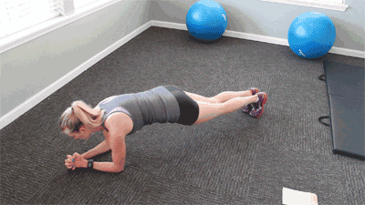 平板支撑进阶款，核心训练事半功倍！