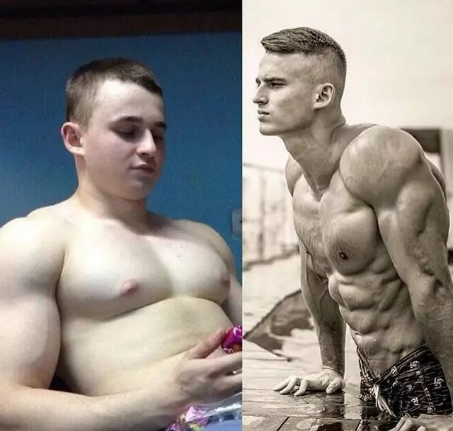 没有对比，就没有伤害！肥仔健身变巨帅！