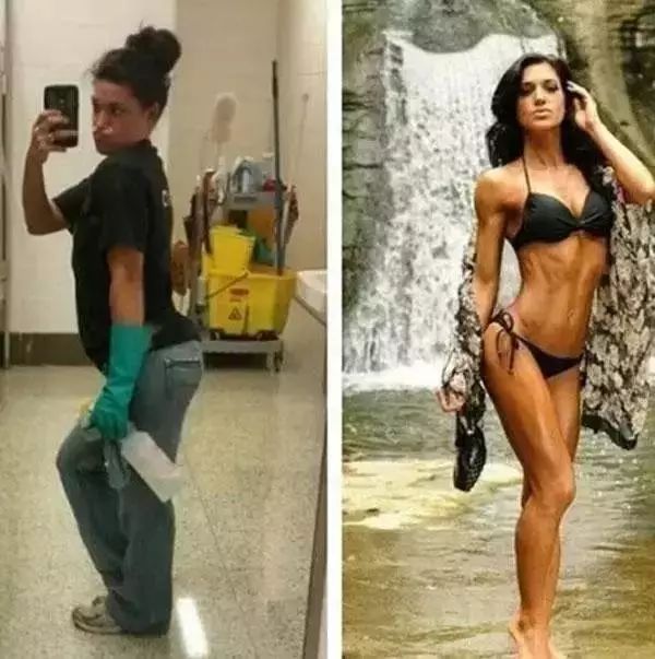 扫厕所女工成签约模特，人生就是这么酸爽！