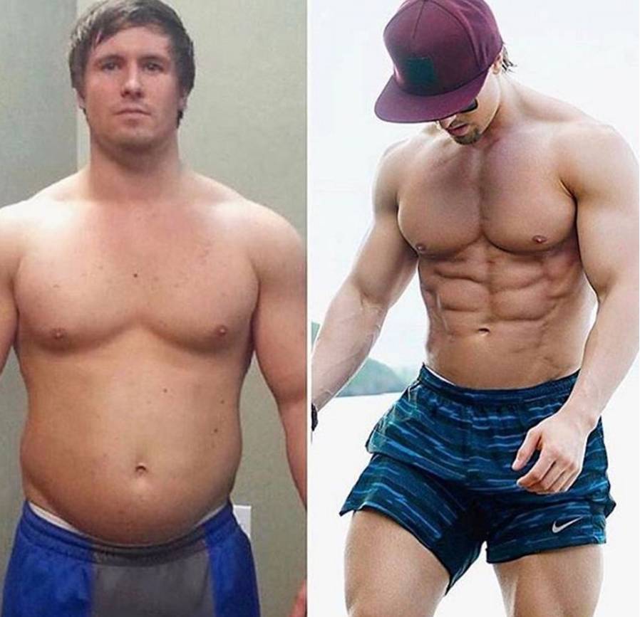 没有对比，就没有伤害！肥仔健身变巨帅！