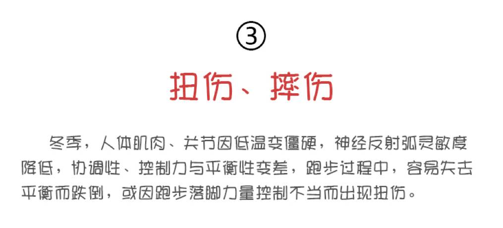 准！冬季跑，你就是这样受伤的！