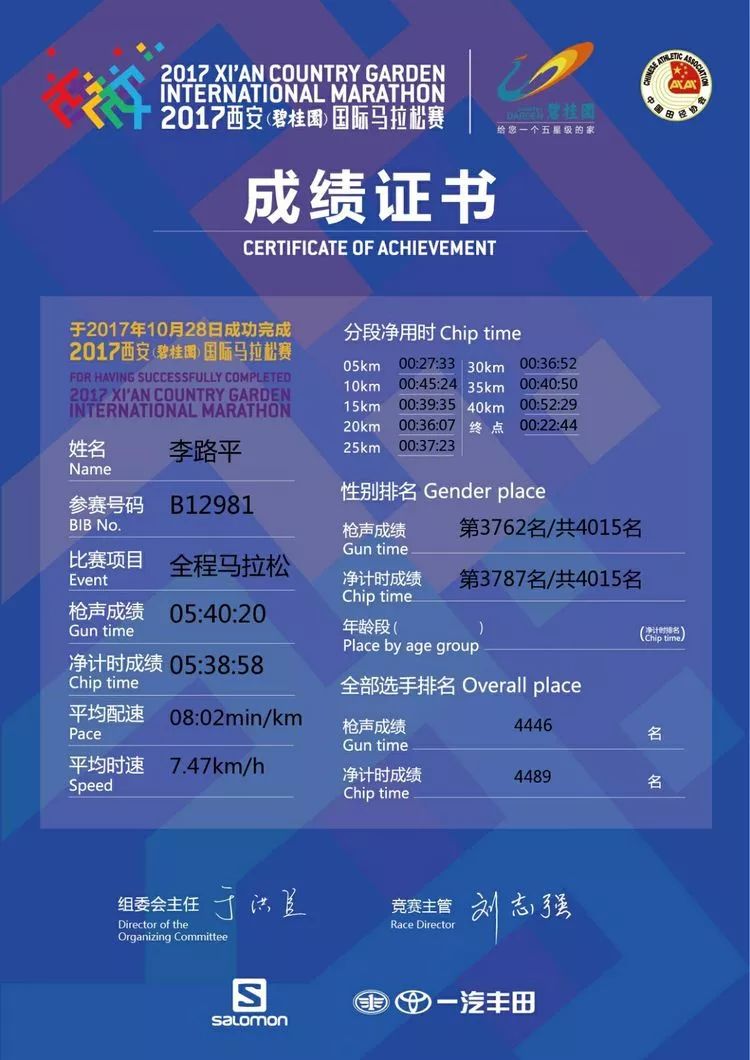 跑友分享｜彩虹伴我跑西马，一路看尽长安花